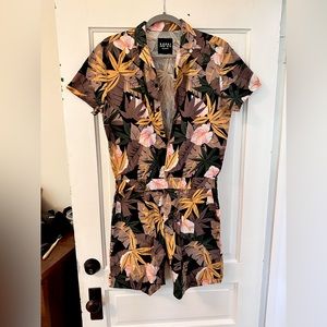 BoohooMan Tropical Romper/Jumpsuit